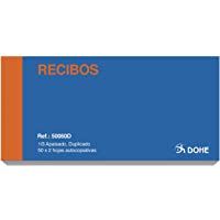 DOHE 50060D - Talonario de recibos tercio apaisado duplicado